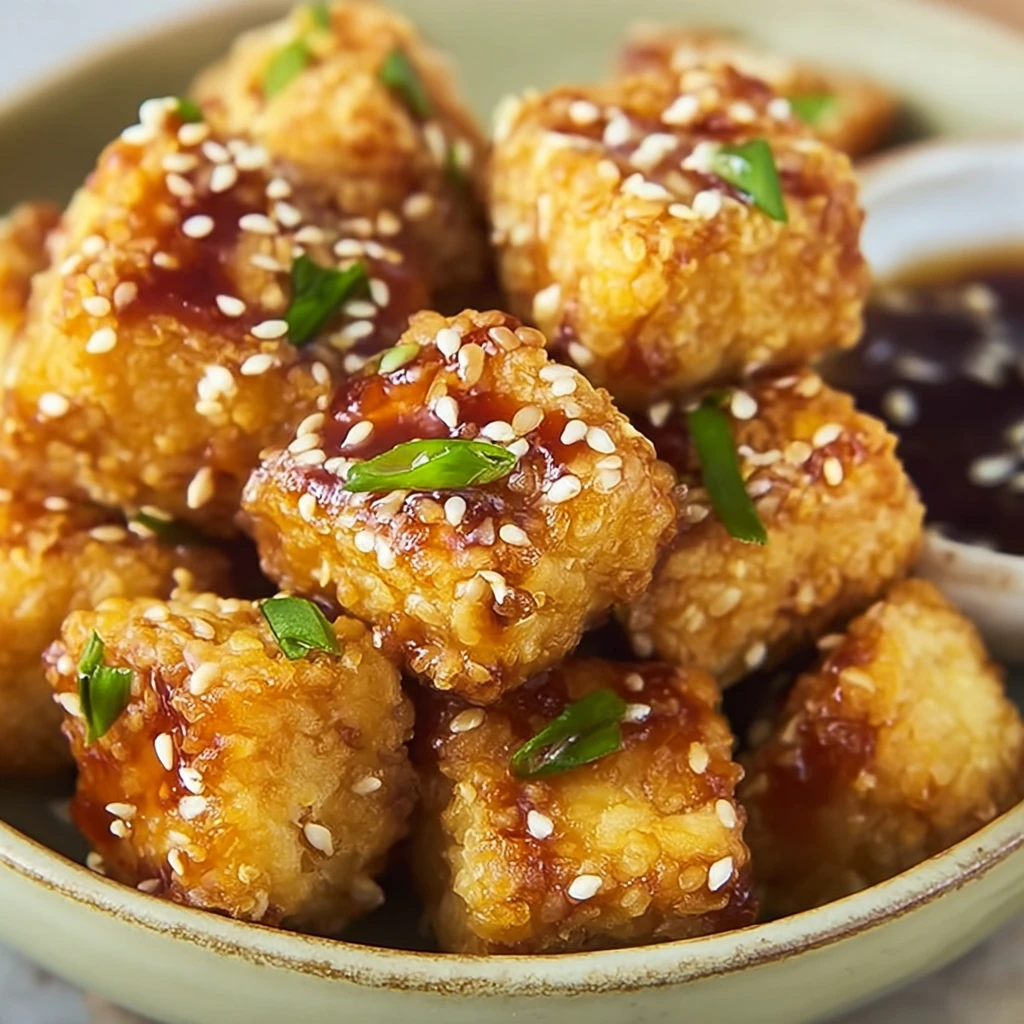 Crispy Sesame Tofu Nuggets: A Delicious Bite-Sized Treat