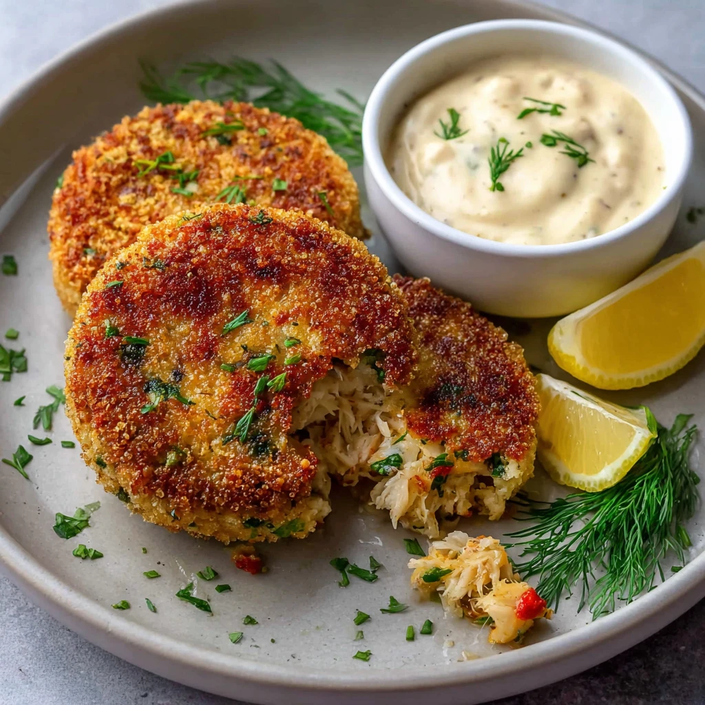 Delicious Vegan Crab Cakes with Dill Remoulade to Impress