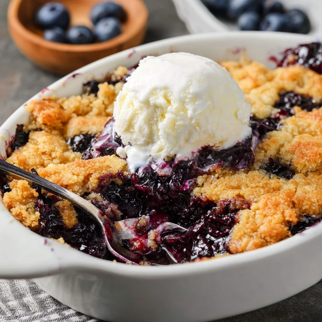 Easy Blueberry Dump Cake (Only 3 Ingredients!)