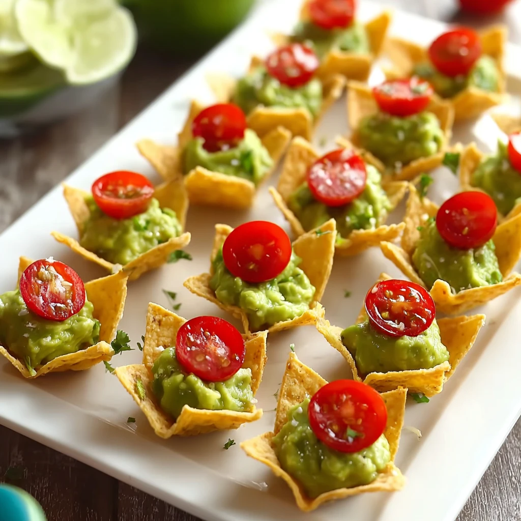 Gluten-Free Chip and Guacamole Bites for Flavorful Snacking