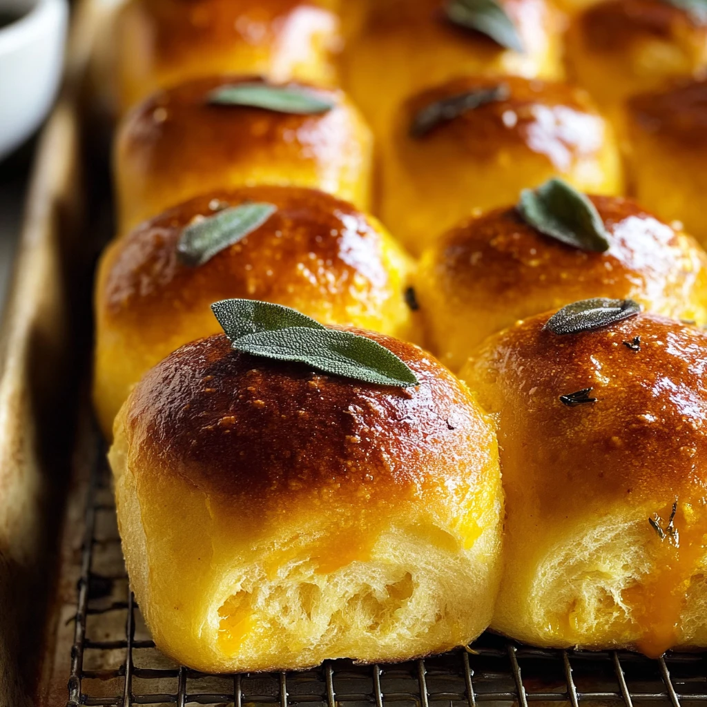 Irresistible Pumpkin Sage Dinner Rolls for Cozy Nights