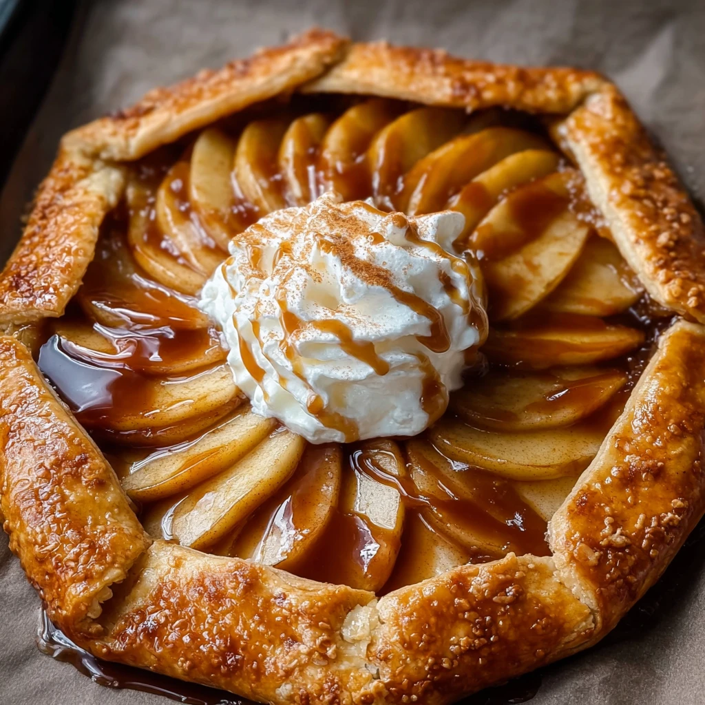 Irresistible Salted Caramel Apple Galette Recipe Delight
