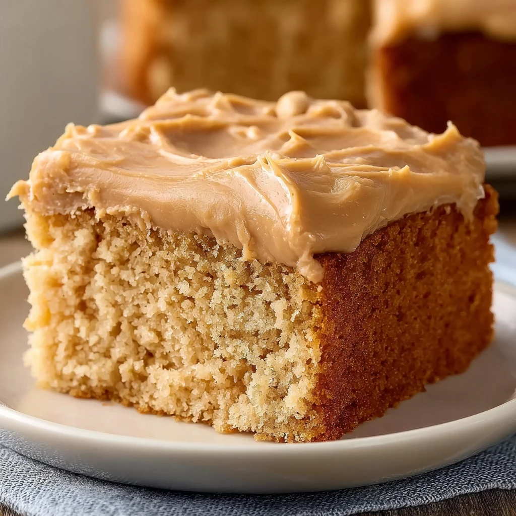 Old-Fashioned Peanut Butter Cake