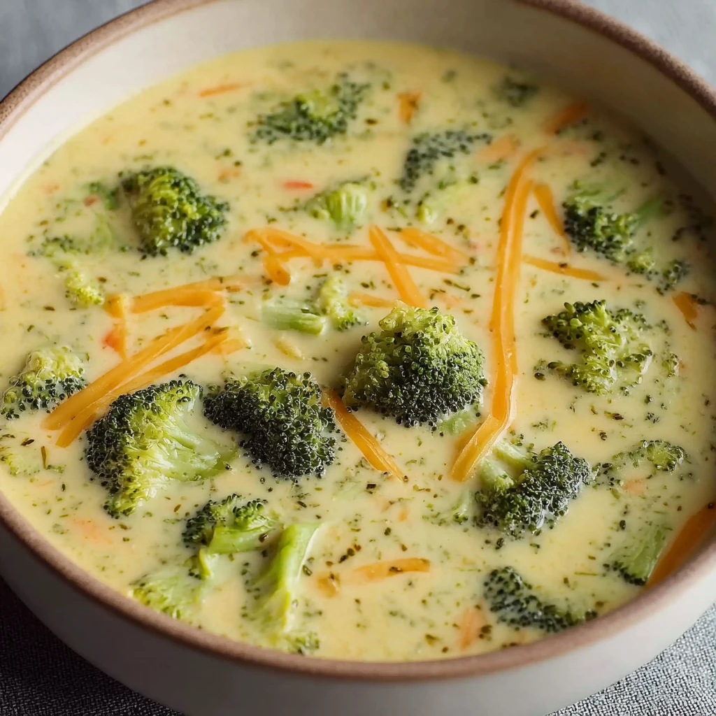Creamy Broccoli Cheddar Soup