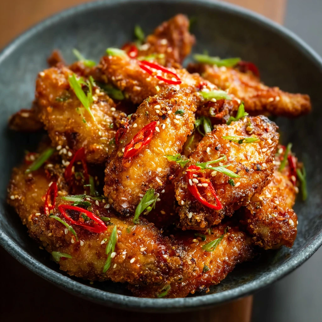 Crispy Sichuan Pepper Chicken Wings for Flavor Lovers