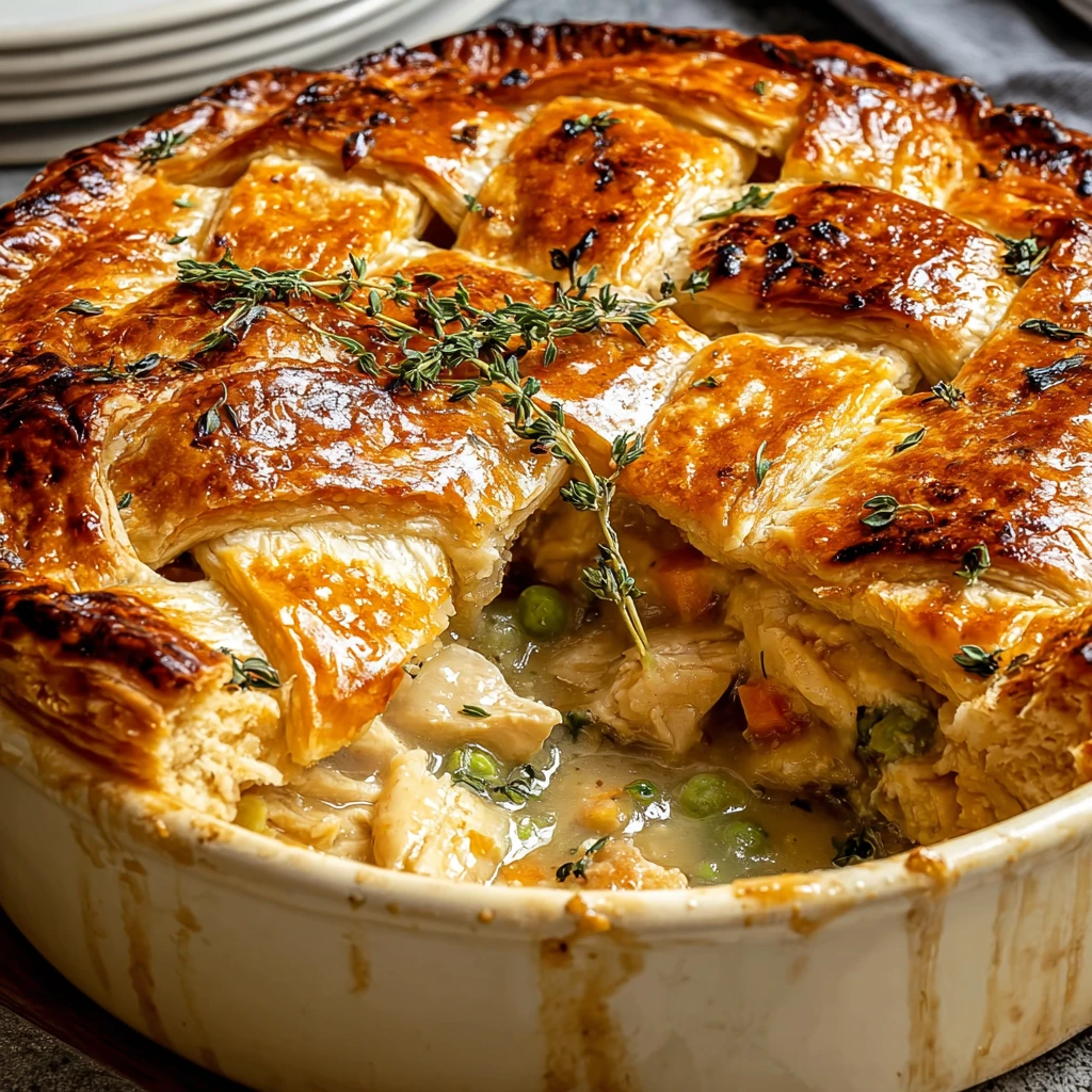 Delicious Herb Butter Chicken Pot Pie Recipe to Savor