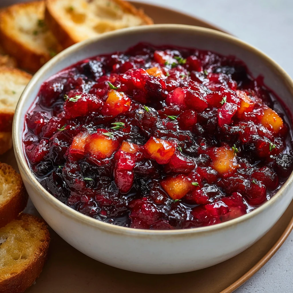 Elevate Appetizers: Apple Cranberry Chutney with Crostini