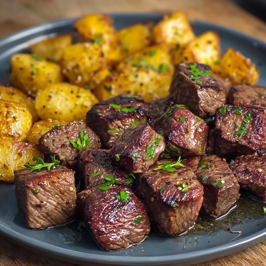 Garlic Butter Steak Bites