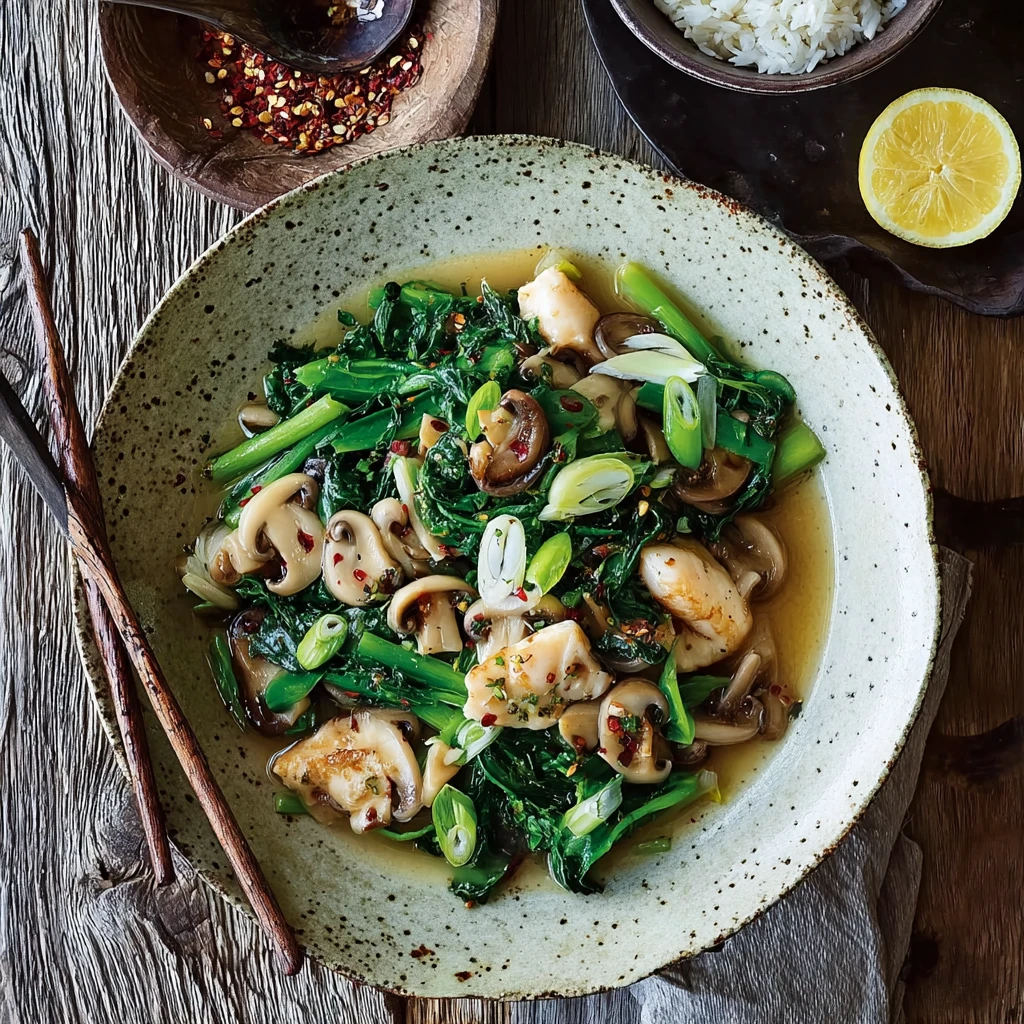 Ginger Mushrooms Fish Stir Fry: Healthy Flavor in 30 Minutes