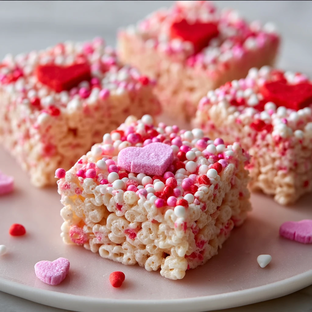 Homemade Rice Krispies Treats for Valentine’s Day Bliss