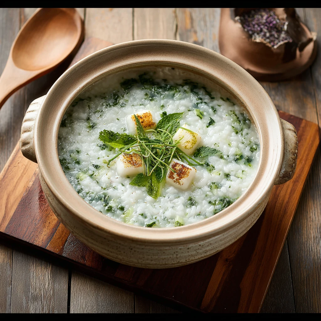Nanakusa Gayu (Seven Herb Rice Porridge)