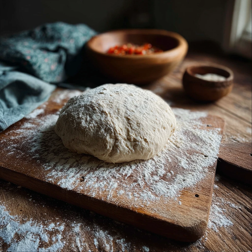 Quick Sourdough Pizza Dough
