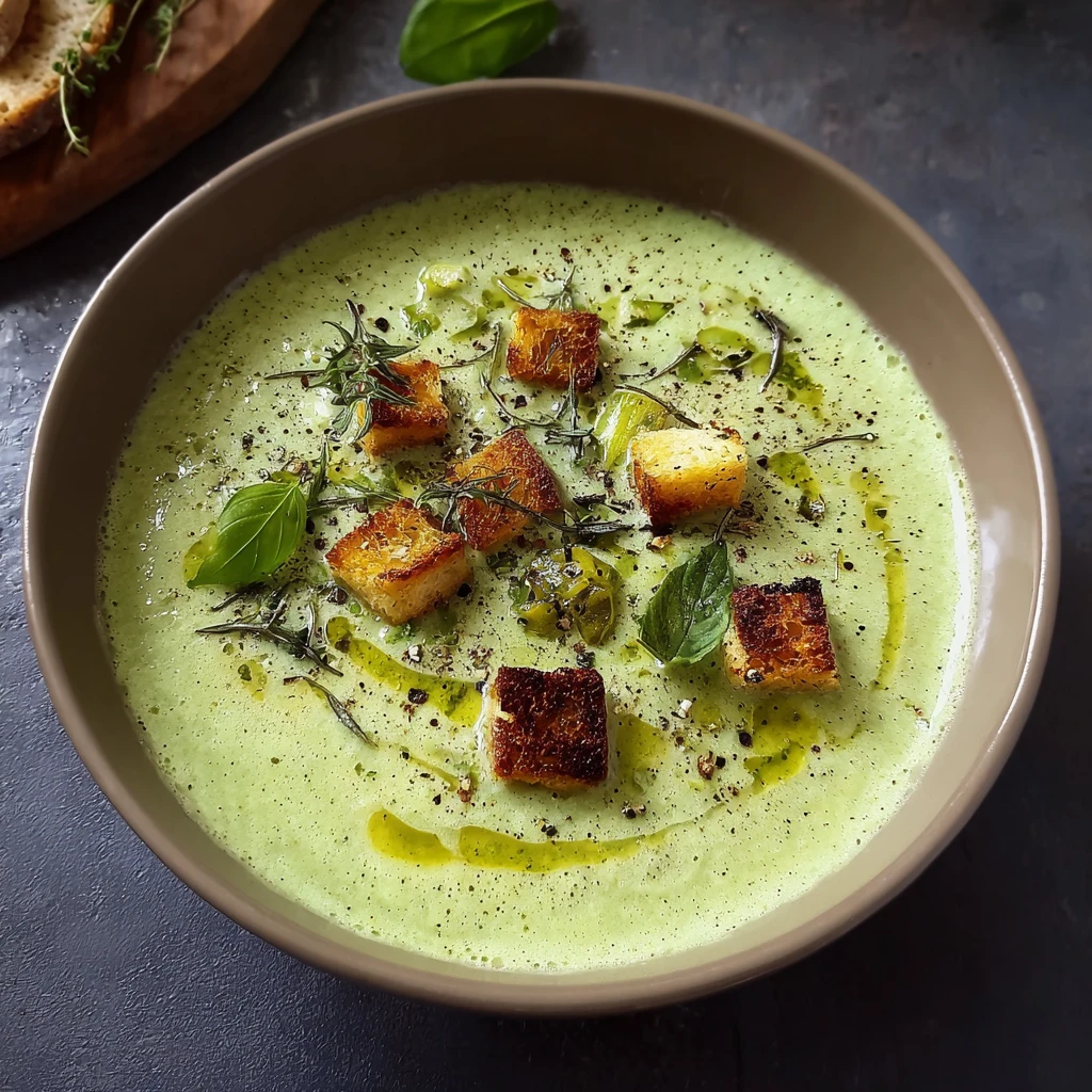 Roasted Courgette Soup