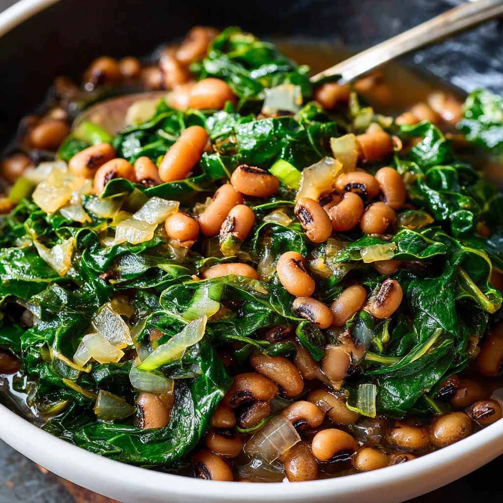 Smoky Collard Black-Eyed Peas