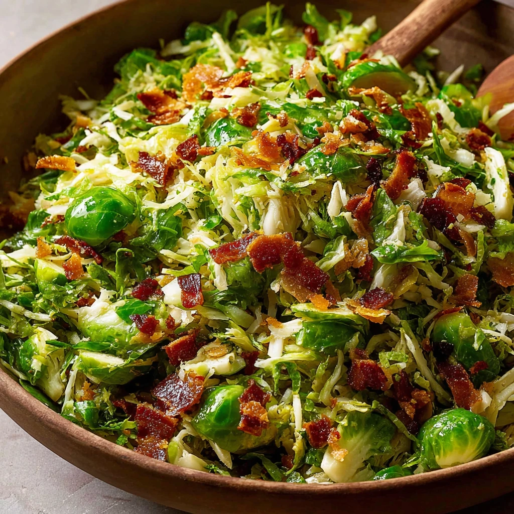 Zesty Shredded Citrus Brussels Sprouts Salad Recipe