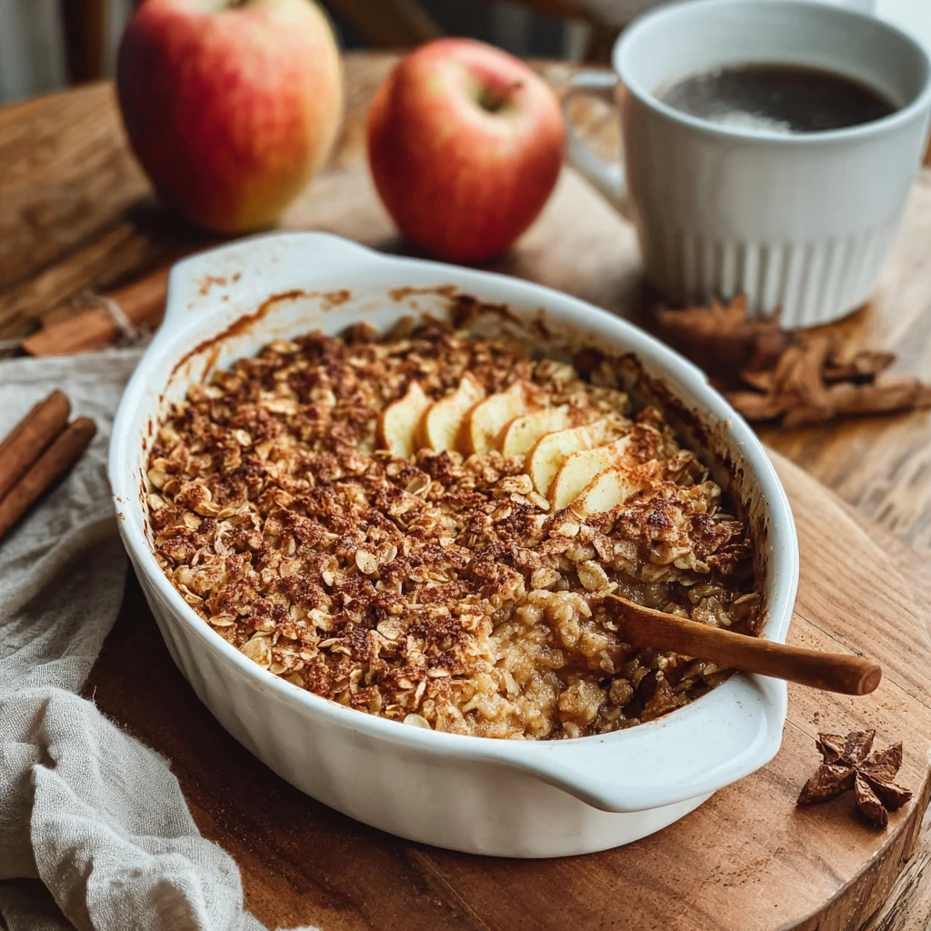Apple Cinnamon Baked Oatmeal