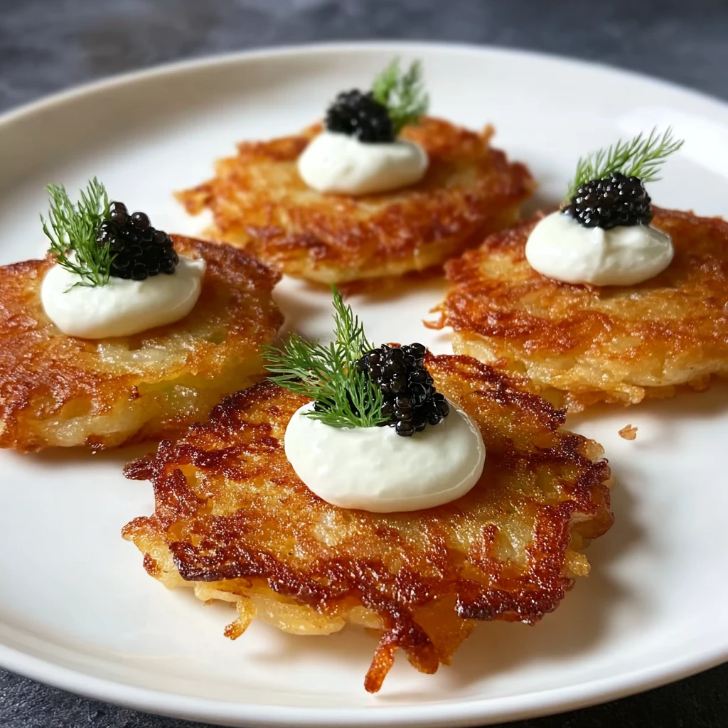 Caviar Potato Pancakes