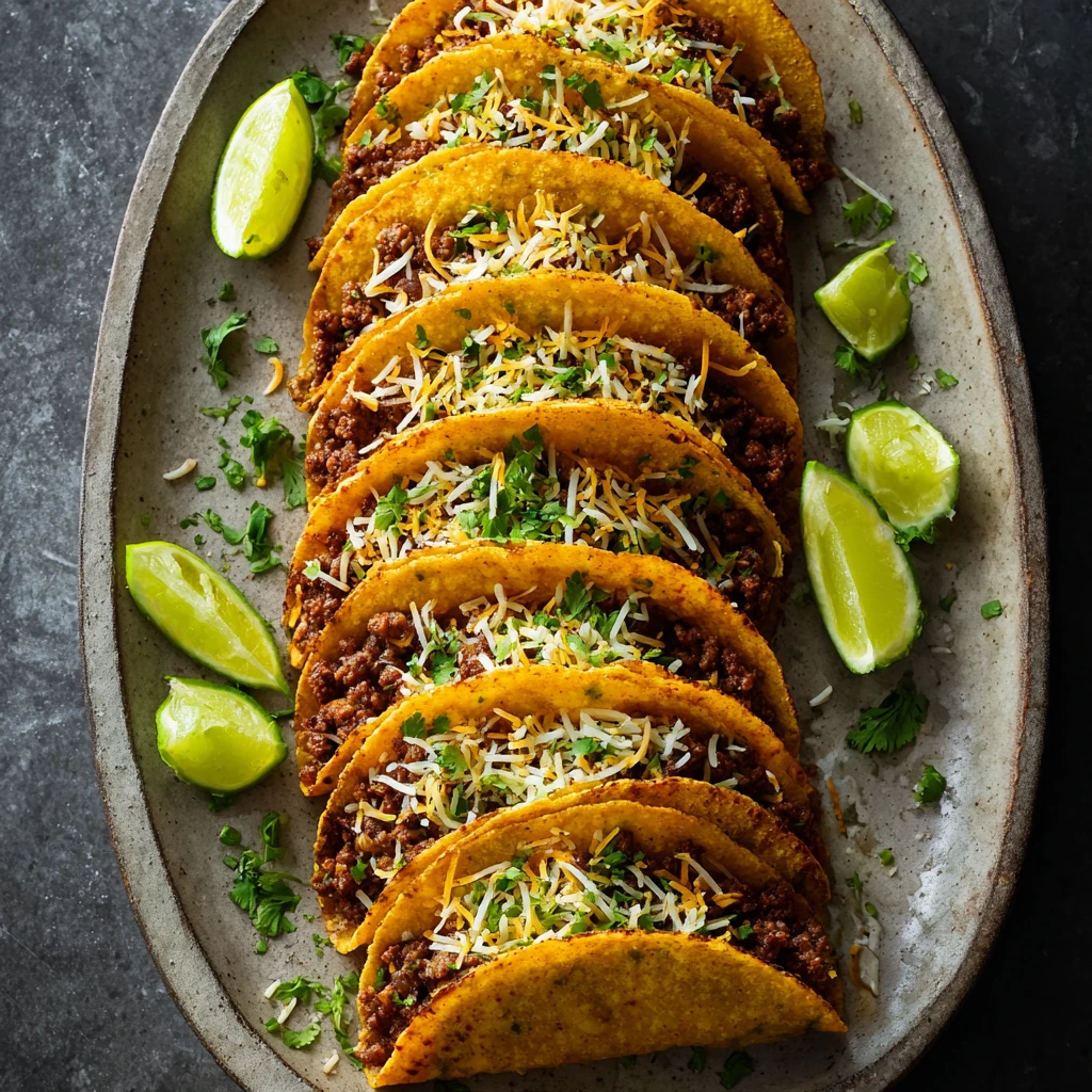 Crispy Sheet-Pan Beef Tacos