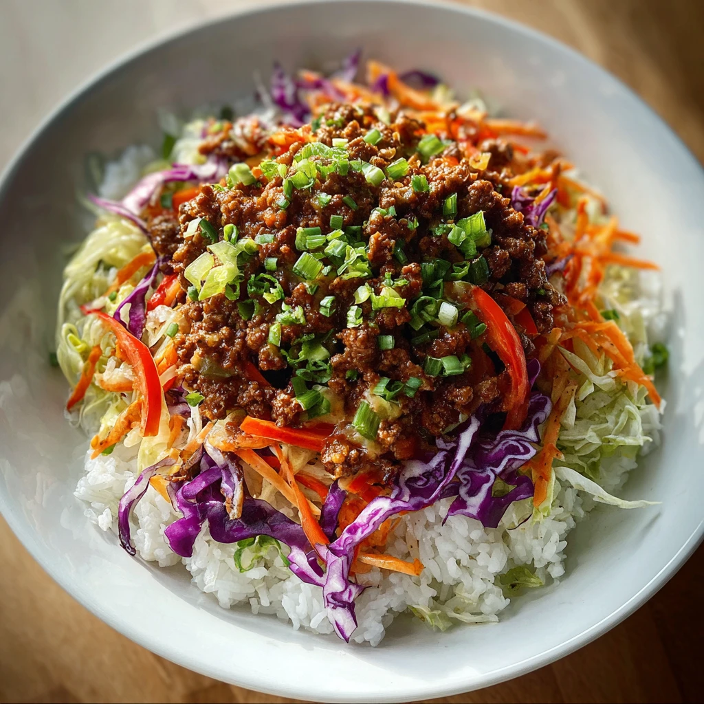 Egg roll in a bowl
