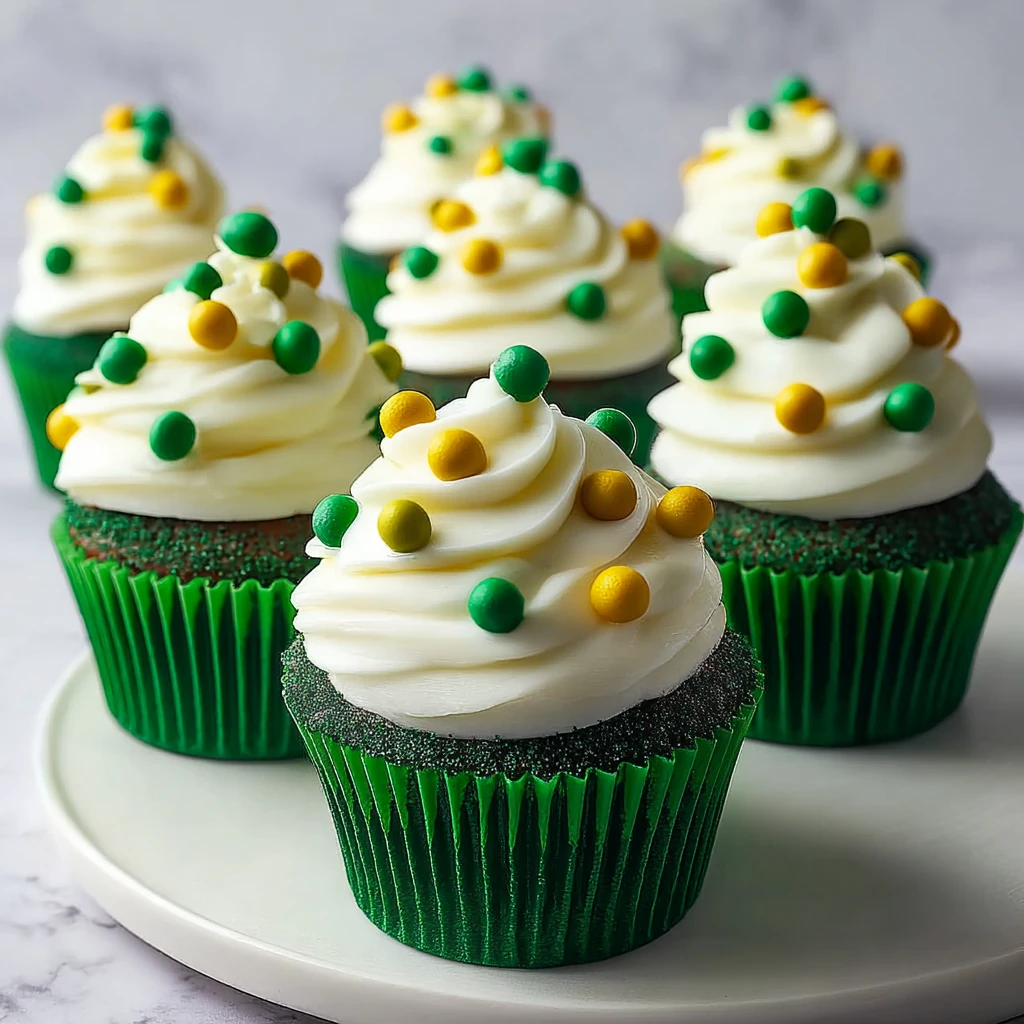 Green Velvet Cupcakes