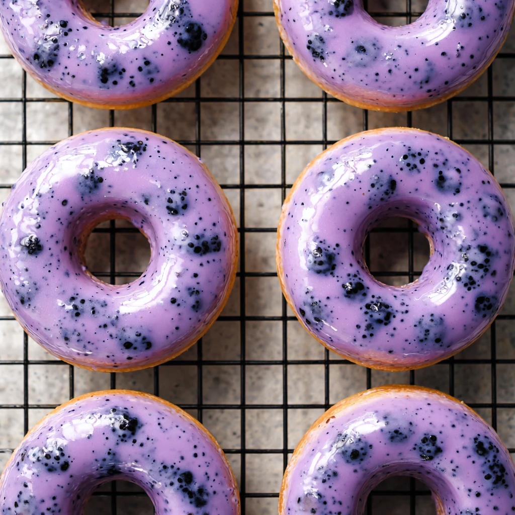 Healthy Blueberry Donuts