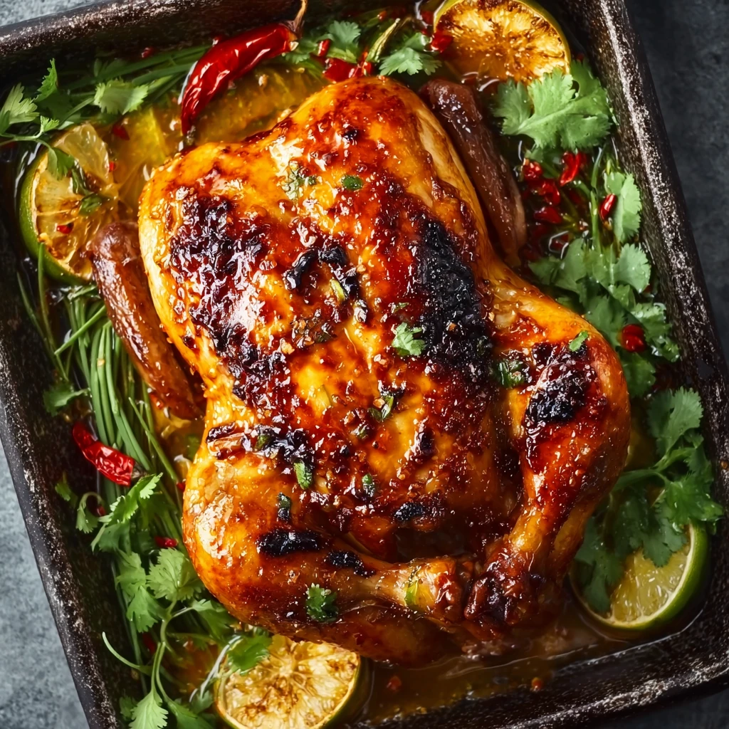 Irresistible Vietnamese Roasted Chicken with a Sweet Glaze