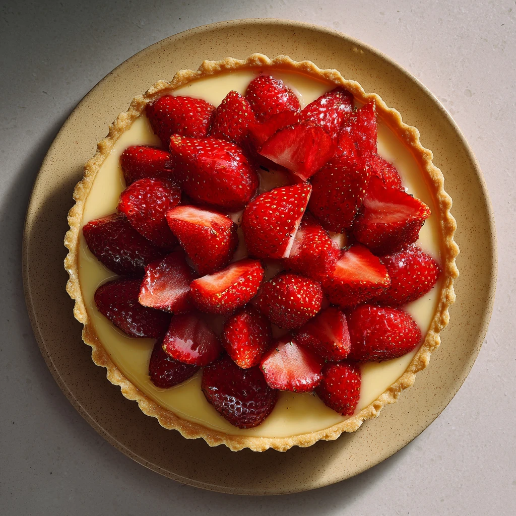 Lemon Strawberry Pie