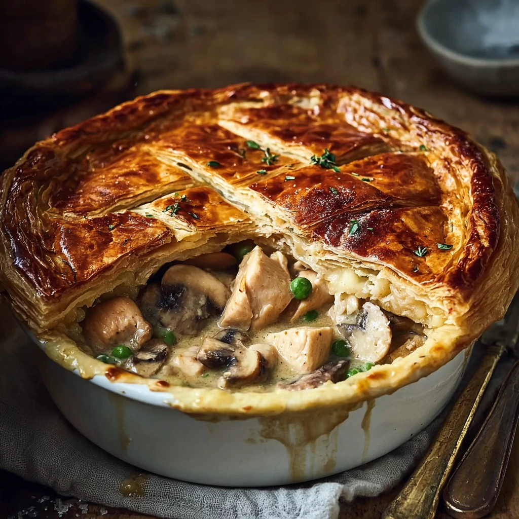 Mary Berry Chicken and Mushroom Pie for Cozy Family Dinners