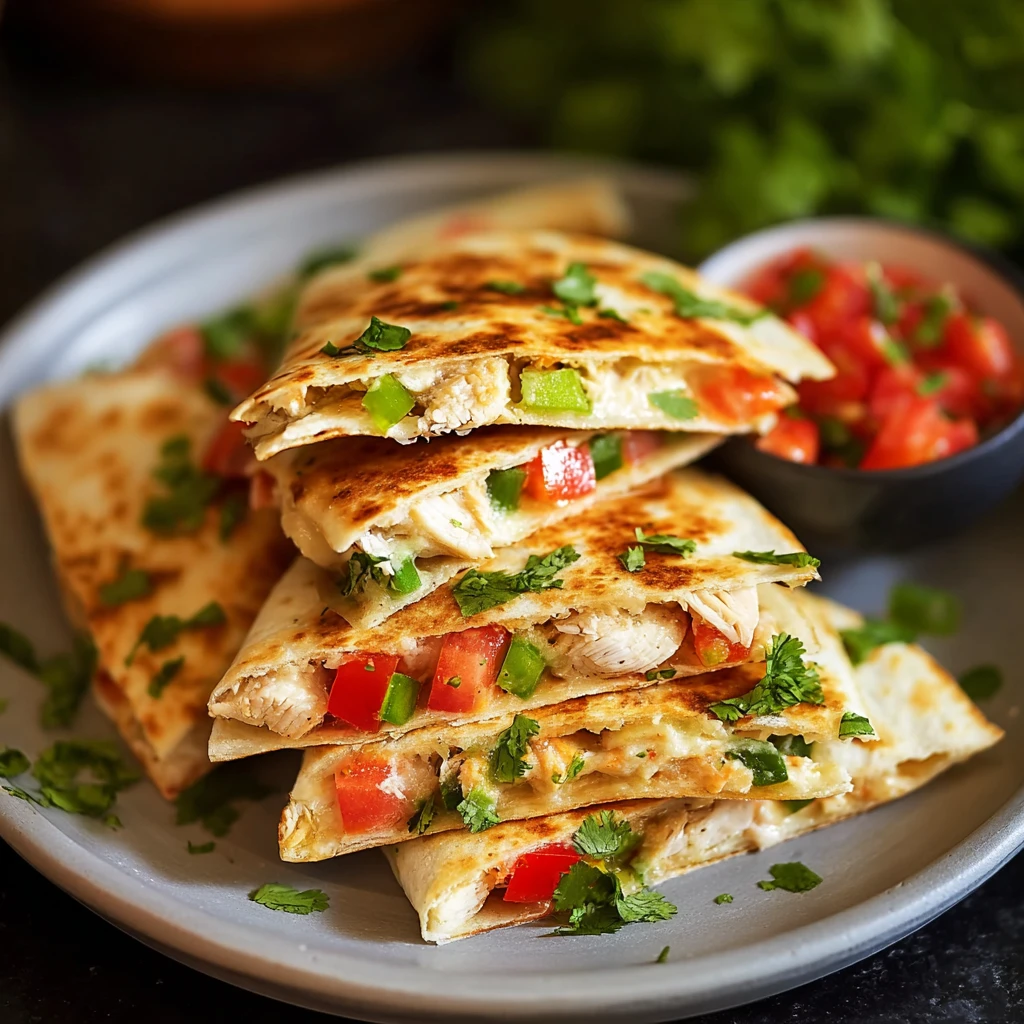 Mini Chicken Quesadillas