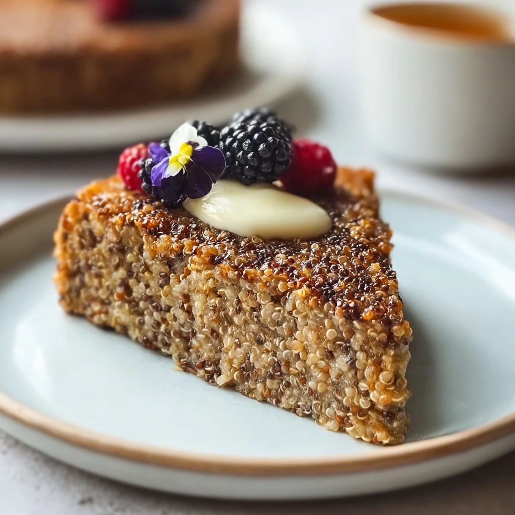 Nutritious Quinoa Breakfast Cake