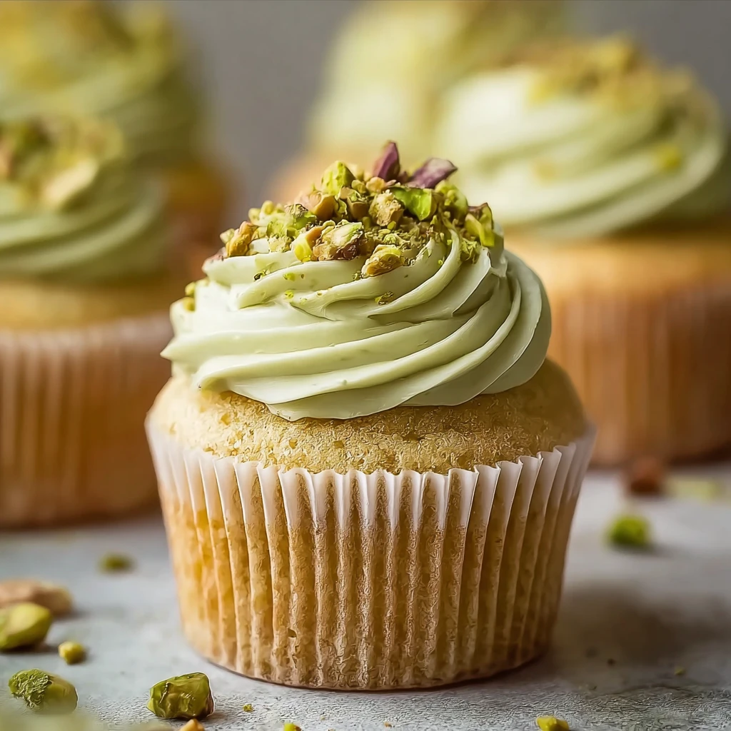 Pistachio Cupcakes