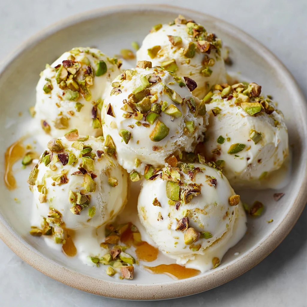 Quick Frozen Honey Pistachio Greek Yogurt Energy Bites