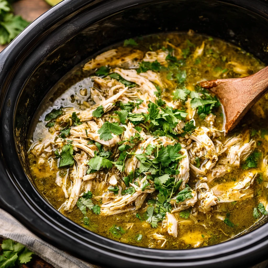 Slow Cooker Salsa Verde Chicken