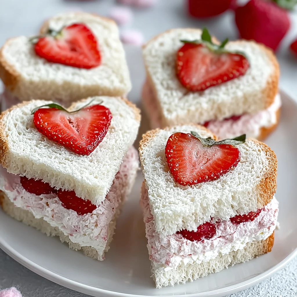 Strawberry Cream Cheese Tea Sandwiches: Delightful Bites