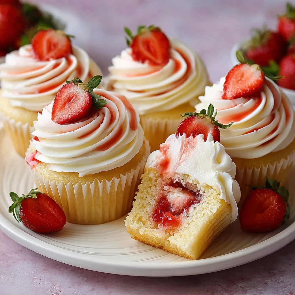 Strawberry Cream Cupcakes: A Delightful Summer Treat