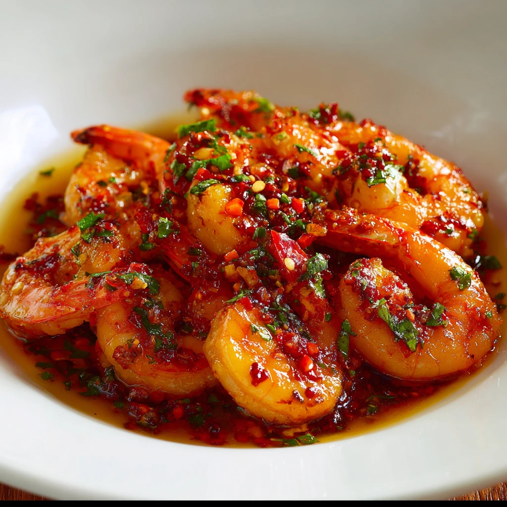 Sweet’n spicy shrimps