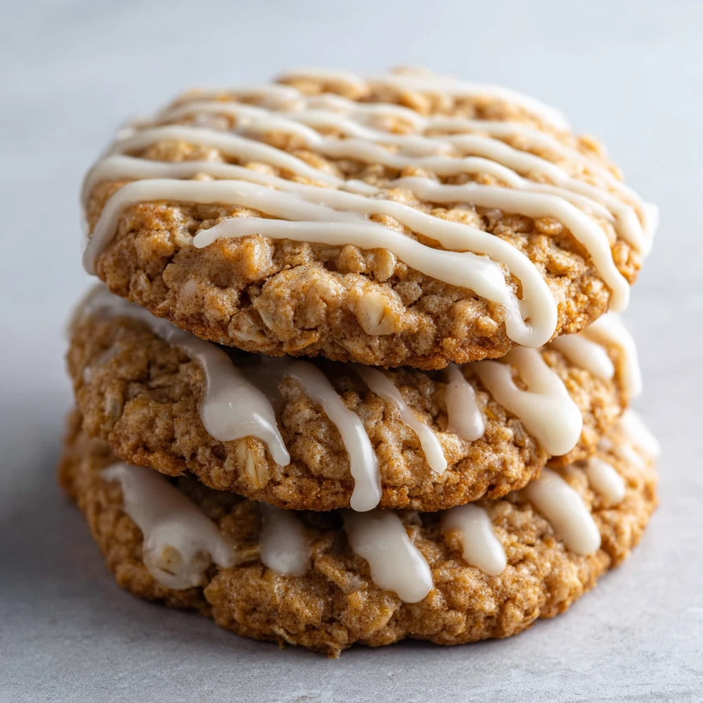 The Crumbl Iced Oatmeal Cookies