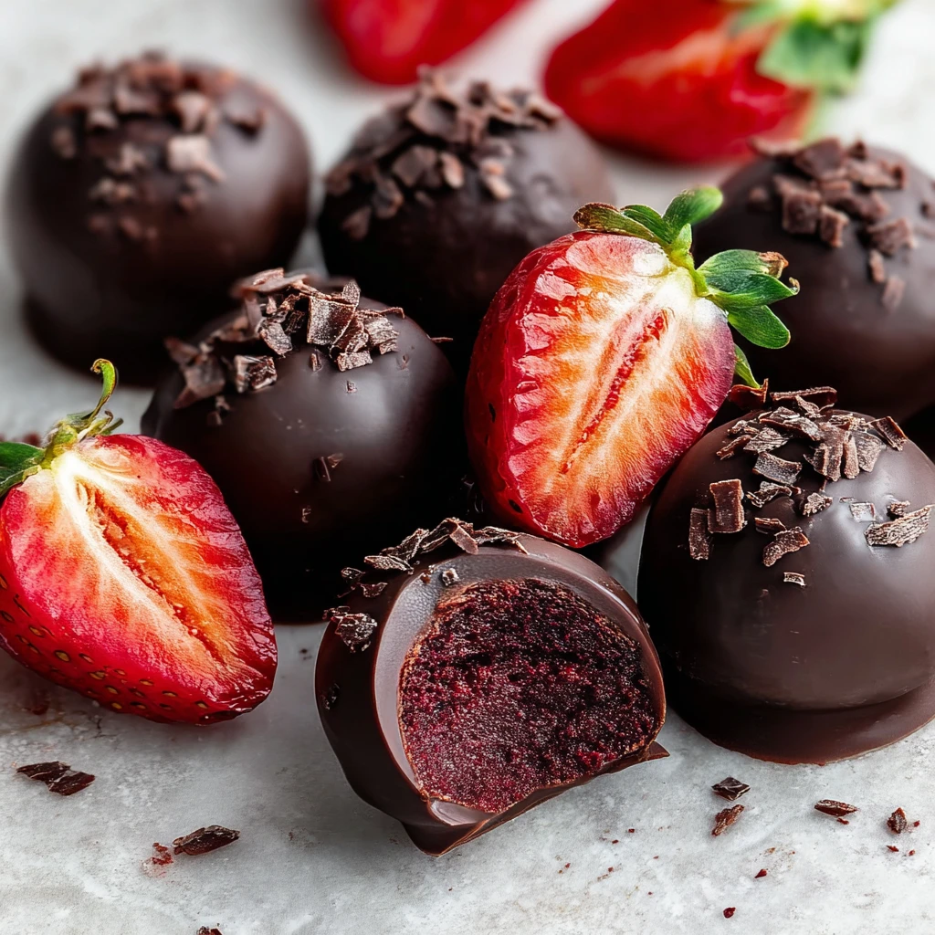 Truffle Chocolate Strawberries
