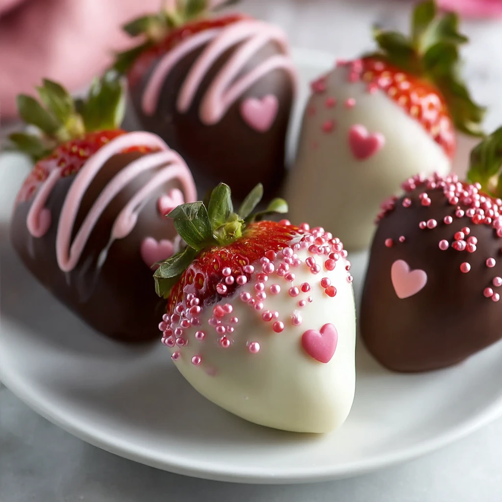 Valentine’s Chocolate Covered Strawberries