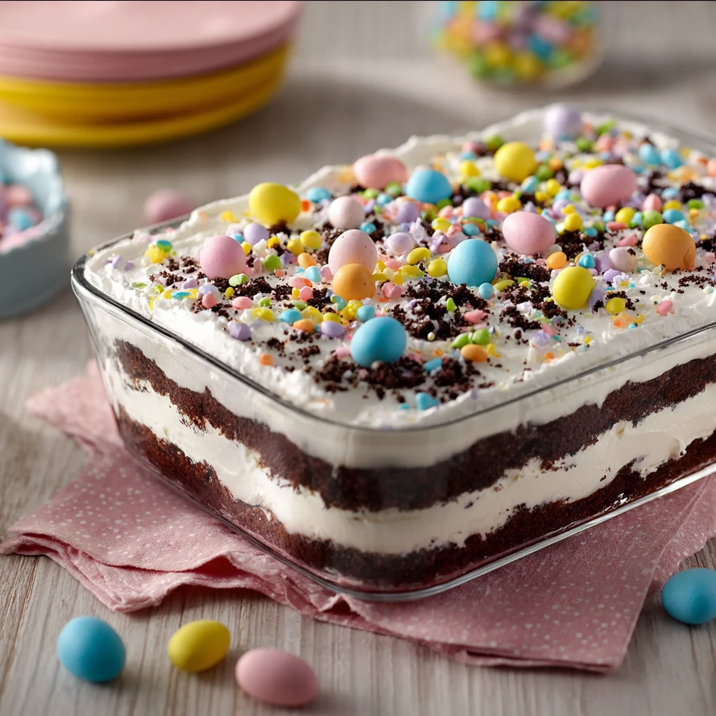 Easter Dirt Cake Casserole: 7 Easy Layers for a Delightful Easter Dessert