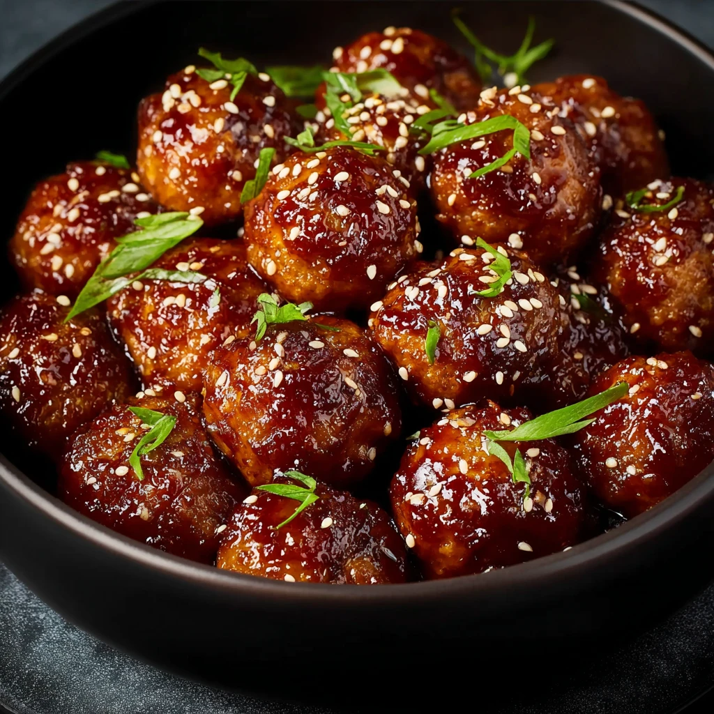 Honey Garlic Meatballs