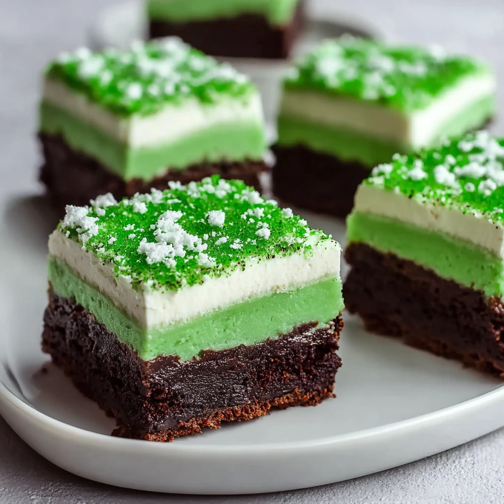 Irresistible Green Velvet Brownies with Cream Cheese – Rich, Fudgy & Perfectly Festive
