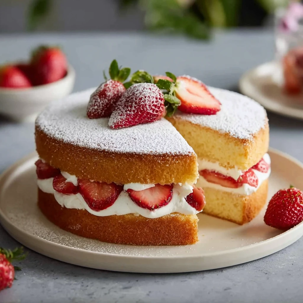 Japanese Strawberry Shortcake : A Light, Elegant Celebration Cake