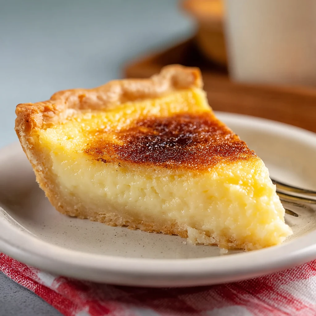 Old-Fashioned Lemon Sponge Pie