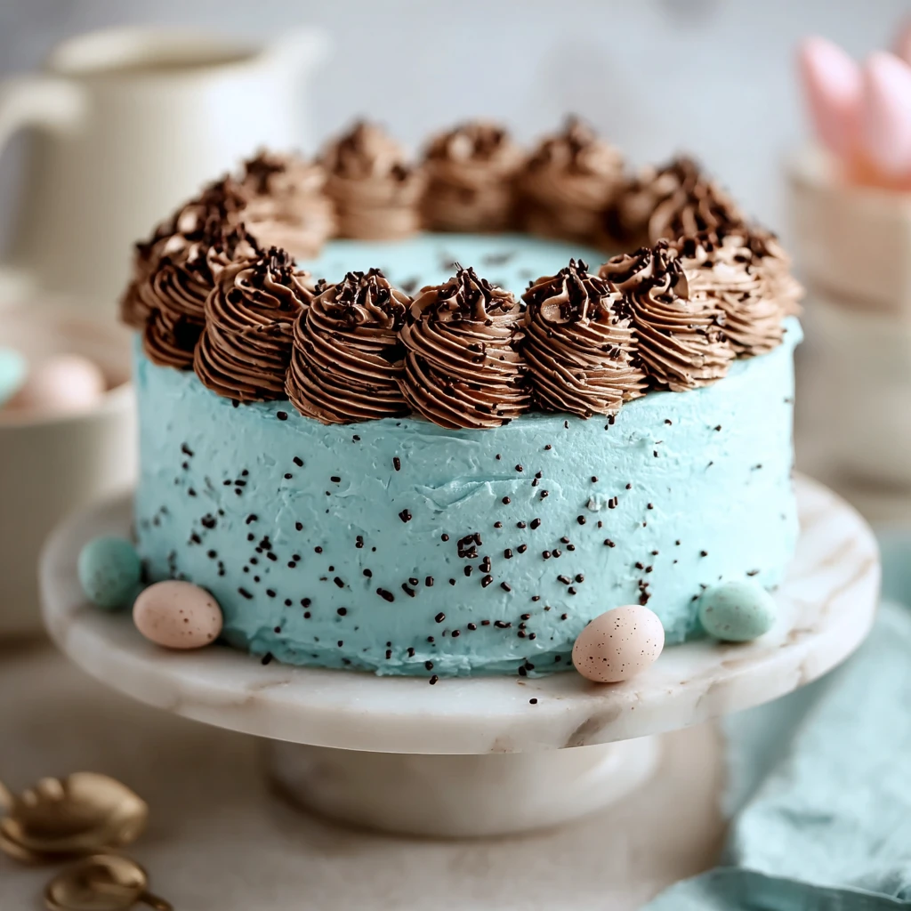 Robin’s Egg Chocolate Cake: 12 Easy Steps for a Beautiful Easter Dessert