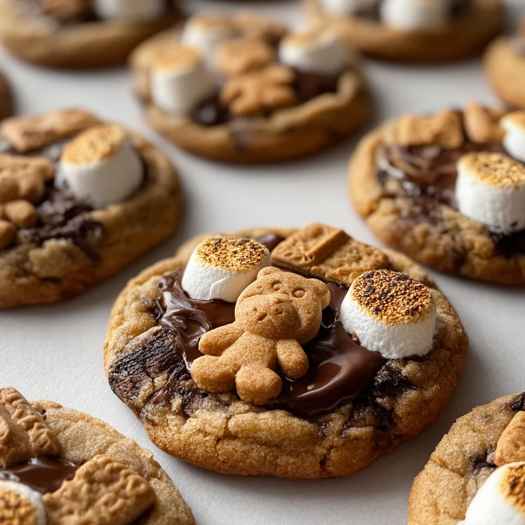 S’mores Teddy Chocolate Chunk Cookies: 8 Irresistible Gooey Steps