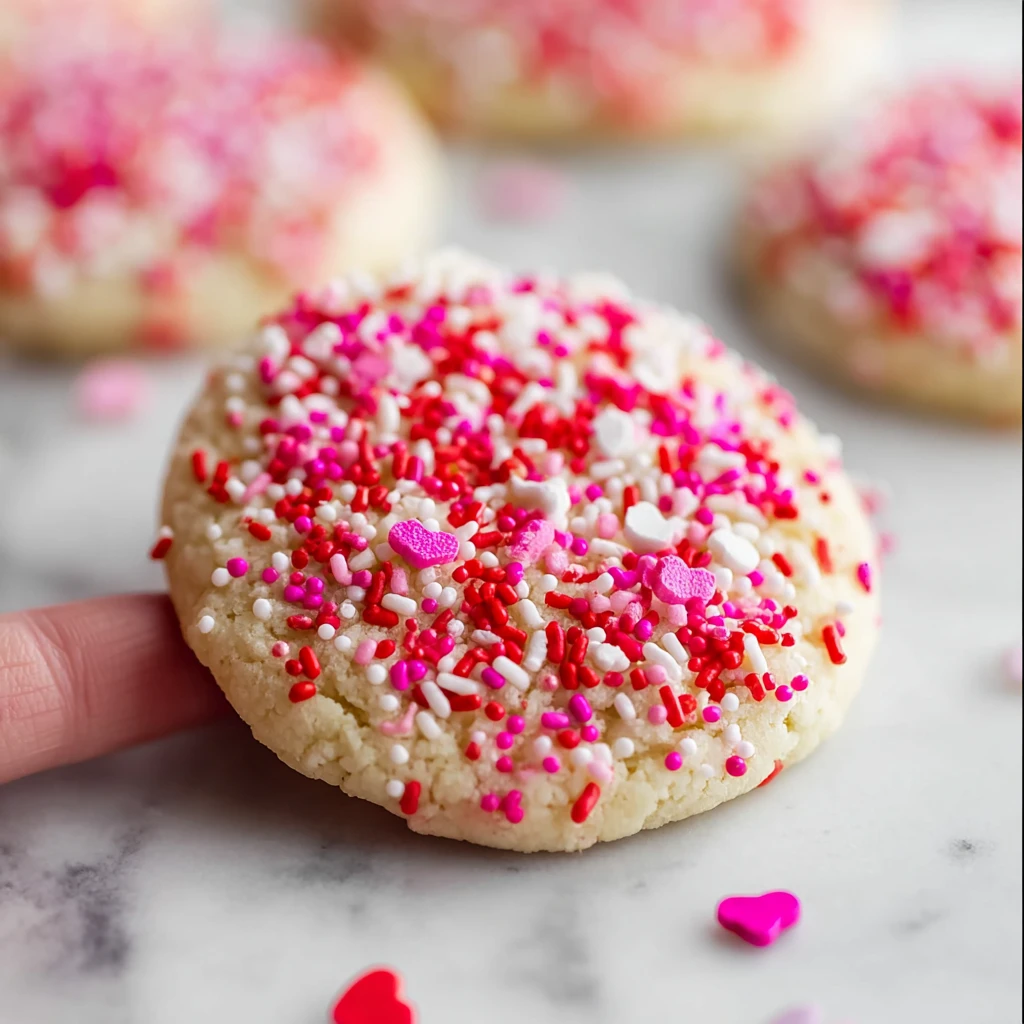 Soft and Chewy Sprinkle Sugar Cookies