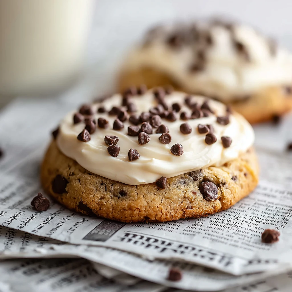 Soft Cannoli Cookies with Mascarpone Frosting (The Ultimate Italian Dessert)