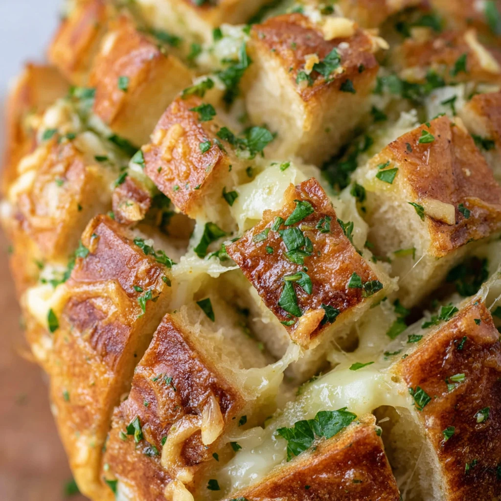 The Best Cheesy Pull-Apart Garlic Bread Recipe